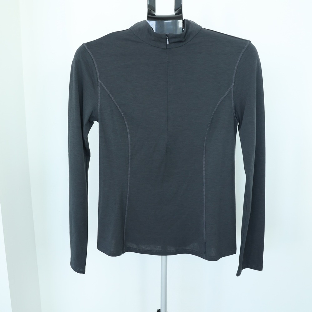 Fabletics Wool Base Layer Womens Small 6 Long‎ Sleeve Half Zip Top Athleisure